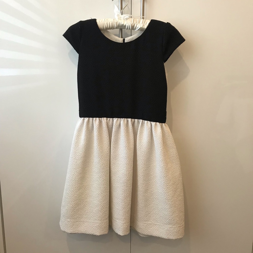 Girls Black and beige party dress size 12 by Zoe